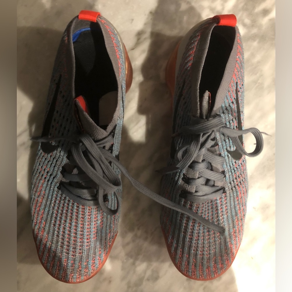 Nike Vapormax Flyknit 3 Grey & Neon